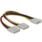 Adaptor alimentare Molex, 1 tata - 2 mama - 128221