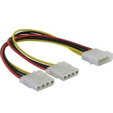 Adaptor alimentare Molex, 1 tata - 2 mama - 128221