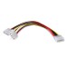 Adaptor alimentare Molex, 1 tata - 2 mama - 128221 Adaptor alimentare Molex, 1 tata - 2 mama - 128221