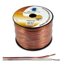 Cablu pentru difuzor, transparent, 0,2mm², cupru - 402293 Cablu pentru difuzor, transparent, 0,2mm², cupru - 402293