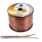 Cablu pentru difuzor, transparent, 0,35mm², cupru - 402296 Cablu pentru difuzor, transparent, 0,35mm², cupru - 402296