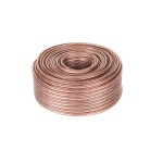 Cablu pentru difuzor, CCA, 4mm², transparent, 1m, 402332 Cablu pentru difuzor, CCA, 4mm², transparent, 1m, 402332