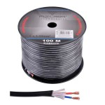Cablu pentru difuzor, rotund, 1,5mm², cu impletitura bumbac - 402333 Cablu pentru difuzor, rotund, 1,5mm², cu impletitura bumbac - 402333