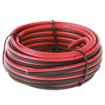 Cablu pentru difuzor, 1mm², rosu, negru, 5m - 402365 Cablu pentru difuzor, 1mm², rosu, negru, 5m - 402365