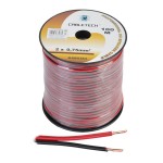 Cablu pentru difuzor, cupru, 0,75mm², negru, rosu, 402548 Cablu pentru difuzor, cupru, 0,75mm², negru, rosu, 402548