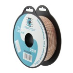 Cablu pentru difuzor, CCA, 1mm², transparent, 25m, Cabletech, L101966