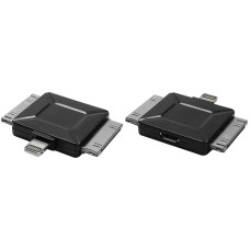 Adaptor micro USB mama - 2 x mufe iPhone3/4, tata, mufa iPhone5, tata - 126503