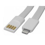 Cablu iPhone 5, tranfer date, plat, lungime 80cm - 173811 Cablu iPhone 5, tranfer date, plat, lungime 80cm - 173811