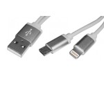 Cablu pentru iPhone 5, 6, USB tata - micro USB tata, 27cm - 173861 Cablu pentru iPhone 5, 6, USB tata - micro USB tata, 27cm - 173861