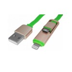 Cablu pentru iPhone 5, 6, micro USB, 1m - 173865 Cablu pentru iPhone 5, 6, micro USB, 1m - 173865