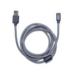 Cablu USB tata, panzat, cu filtru, compatibil cu iPhone, 196745 Cablu USB tata, panzat, cu filtru, compatibil cu iPhone, 196745