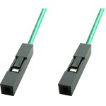 Cablu pentru teste, 1 pin, verde, lungime 30cm - 128111 Cablu pentru teste, 1 pin, verde, lungime 30cm - 128111