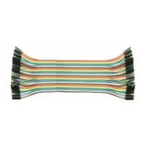 Cablu pentru teste, 40 fire, mama-mama, lungime 20cm - 128113