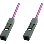 Cablu pentru teste, 1 pin, violet, lungime 30cm - 128119