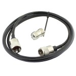 Cablu prelungitor UHF tata - UHF mama, 3,6m - 001241