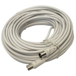Cablu prelungitor TV, antena mama-antena tata, 15m, 402130