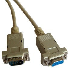 Cablu serial DB9 tata - DB9 mama, 1,8m - 401657 Cablu serial DB9 tata - DB9 mama, 1,8m - 401657