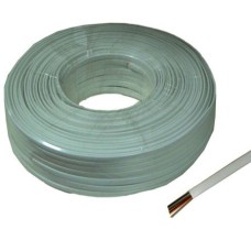 Cablu telefon, 8 fire, alb - 402393