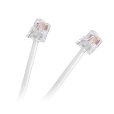 Cablu telefon, alb, 7,5m - 402158
