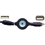 Cablu prelungitor USB A tata - USB A mama, extensibil 80cm - 128017 Cablu prelungitor USB A tata - USB A mama, extensibil 80cm - 128017