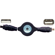 Cablu prelungitor USB A tata - USB A mama, extensibil 80cm - 128017 Cablu prelungitor USB A tata - USB A mama, extensibil 80cm - 128017