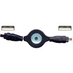 Cablu USB A tata - USB A tata, extensibil 80cm - 128019