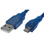 Cablu USB A tata - micro USB tata, lungime 15cm - 128062