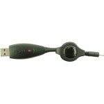 Cablu de alimentare USB - DC tata, 0,65x2x6,8mm, extensibil 70cm - 128165