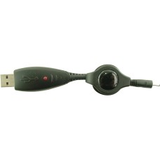Cablu de alimentare USB - DC tata, 0,65x2x6,8mm, extensibil 70cm - 128165