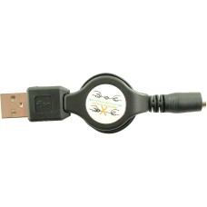 Cablu de alimentare USB - Jack 3,5mm mama, 80cm - 128168