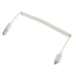 Cablu USB - microUSB, spiralat, 20cm - 128379