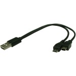 Cablu USB tata - miniUSB, micro USB - 129665