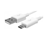 Cablu USB A tata - micro USB tata, alb, 3m - 171904