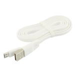 Cablu USB - micro USB, flexibil, alb, 1m - 171964