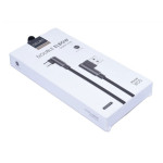 Cablu USB tata, la micro USB, 1m, cu mufe cotite, 196855