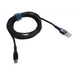 Cablu USB tata, la micro USB, 2m, cu iluminare, V30, 196857