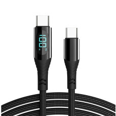 Cablu PD Super Fast USB la Type C, cu afisaj digital, 1.2m, 196866