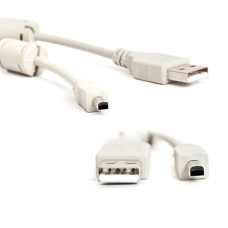 Cablu USB AM-BM, mini HP, cu filtru, 1,5m - 402190 Cablu USB AM-BM, mini HP, cu filtru, 1,5m - 402190
