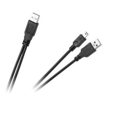 Cablu USB tata - tata + mini USB, 5 pini, 1,5m - 402192