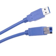 Cablu USB 3.0, A tata - USB B tata, 1,8m - 402196