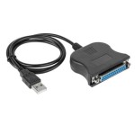 Cablu adaptor USB - paralel LPT mama, 80cm - 402199