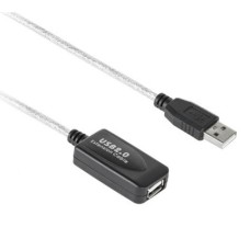 Cablu prelungitor USB activ, USB A, tata-USB A mama, 5m - 402202