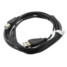 Cablu USB A mufa, USB B mufa, USB 2.0, lungime 3m, negru, ASSMANN, AK-300102-030-S, T145480