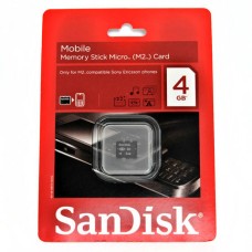 Card Micro M2, 4GB, SanDisk - 401437