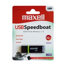 Flash Drive 32GB, USB 2.0, Speedboat, Maxell - 402617