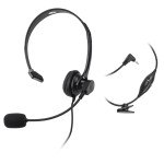 Casca audio mono, cu microfon, jack 2,5mm, cu control volum, Quer - 401039