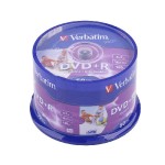 DVD+R 4,7GB, 16X, 50 bucati, Azo Full, Verbatim - 401501