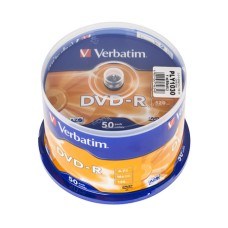 DVD-R 4,7GB, 16X, 50 bucati, Verbatim - 401510