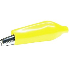 Clema crocodil, 38x10 mm, galben - 122717 Clema crocodil, 38x10 mm, galben - 122717