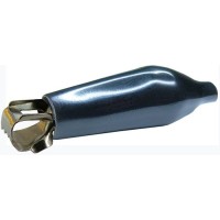 Clema crocodil, 54x15mm, negru - 122745